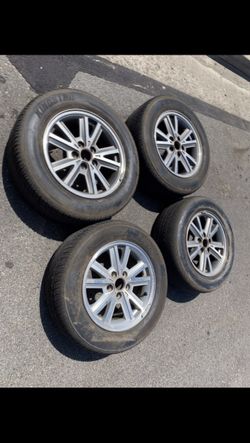 4 — 225/60r16 5x4.5 5x114.3 Stock Ford Mustang G35 G37 Altima Accord Civic Camry Wheels Rims Good Treads Tires!!!!!!