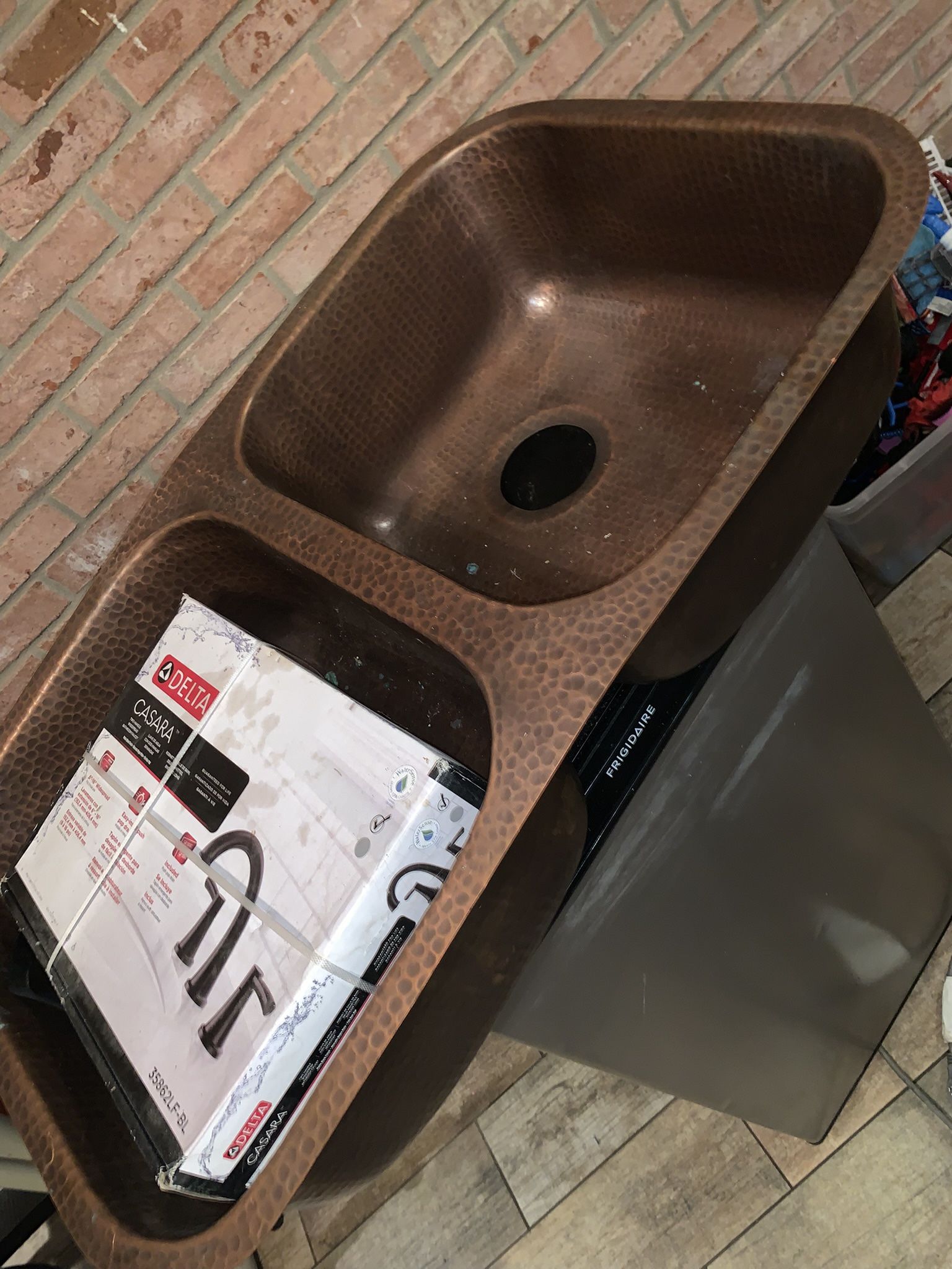 copper sink
