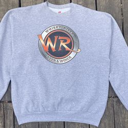 Hanes EcoSmart Whisky River Beer & Wings Dale Earnhardt Jr. Gray Crewneck Sweatshirt