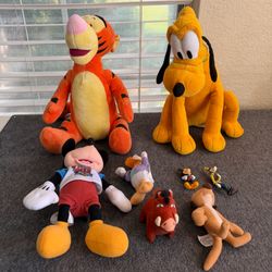 Disney Character Plush & Figure Lot
