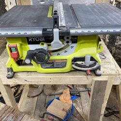 Ryobi 8 1/4  Blade Table Saw