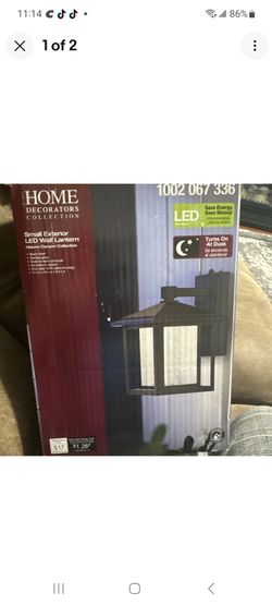 Home Decorators Collection Brimfield Small Exterior Wall Lantern – Aged Iron