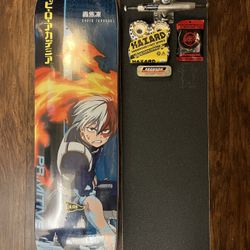 Brand New Primitive-My Hero Academia 8.1 Todorki Complete Skateboard.
