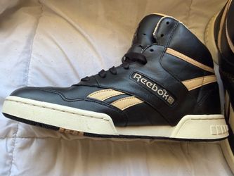 NEW Reebok BB4600 Paperwhite 1986  Reserve edition High-Top Basketball Sneakers - Black/Beige - Men’s Size 10.5