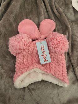 Cat and jack newborn hat and mittens