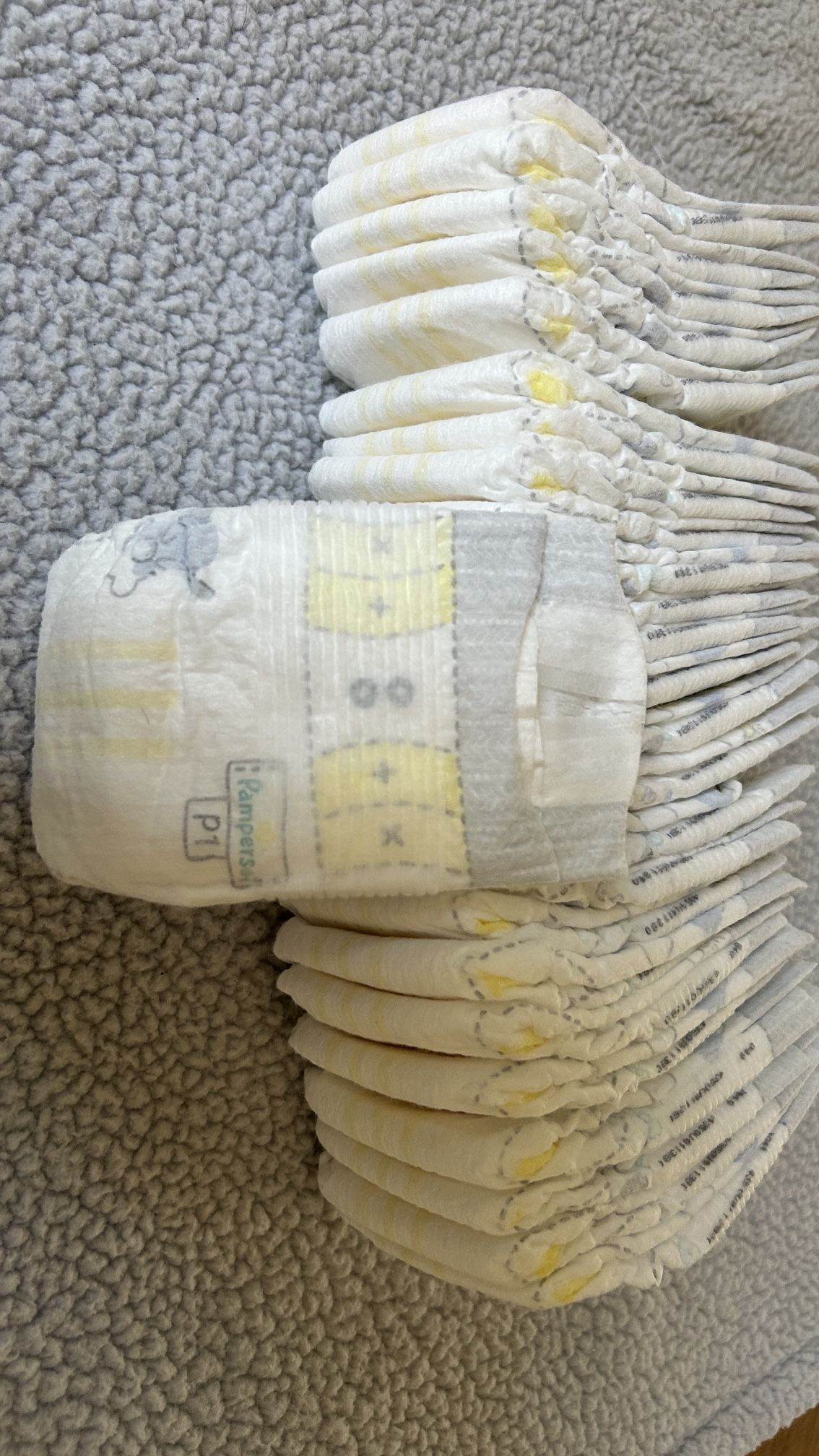 Premie To Size 2 Diapers