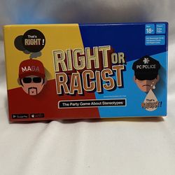 Right Or Racist Card Game Funny Trivia & Debate