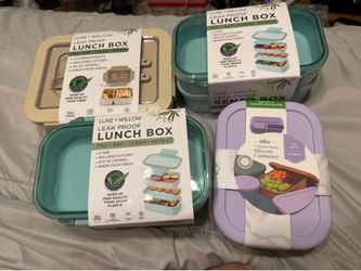 Set of 4 assorted Bento Boxes Brand New