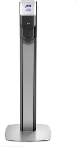 Purell Graphite Floor Stands Dispenser With 2 40.5 Oz Hand Sanitizer