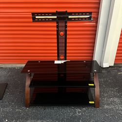 Tv Stand With Black Glass Tops