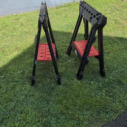 Pair Sawhorse 500 Lbs Capacity 