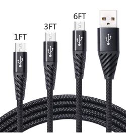High Speed Micro USB Cable Nylon Braided Charging