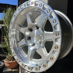 17x9 ARENA WHEELS MACHINED 6x139 TOYOTA TACOMA TUNDRA SILVERADO 