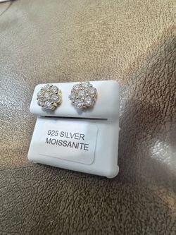 Moissanite earrings
