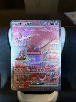 Mew EX 151 UPC Promo Pokemon Card NM