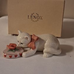 Lenox Cat Figurine New With Box 