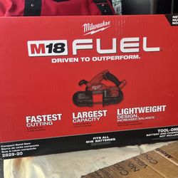 Milwaukee M18 FUEL 18V Lithium-lon Brushless Cordless Compact Bandsaw (Tool-Only) $285 Firm 