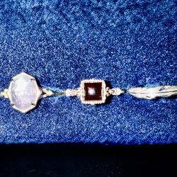 Three .925 Brand New Rings Size 5
