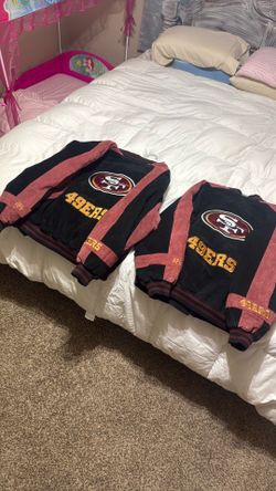 San Francisco 49ers Suede Leather Jacket  (Medium & Large)