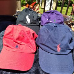 POLO CAPS BY RALPH LAUREN. $15 EACH