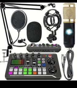 Professional Audio Recording Kit Broadcasting Livestream 