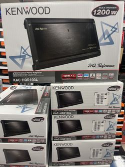 Kenwood 4/3/2 Channel Car amplifier