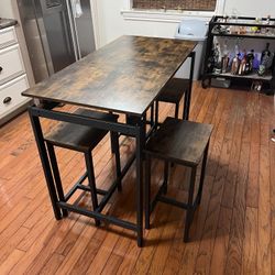 High Top Table And Chairs