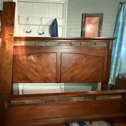 Ashley King Panel Bed – Timberline/Toscana B453 – Rustic Finish