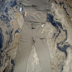 Fear Of God Essentials Grey Set Size Small With Tags