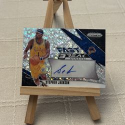 Stephen Jackson Prizm Auto WARRIORS