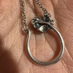 James Avery 925 Necklace  & Ring Size 6