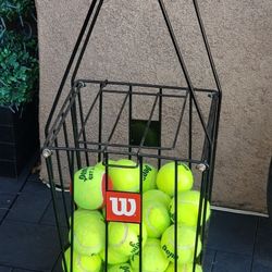 Wilson Tennis Ball Collection Pick-Up Basket