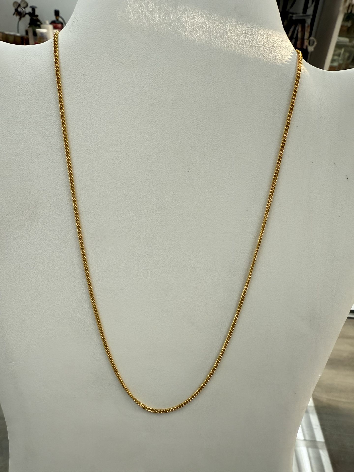 24kt .9999 Pure Gold Cuban Links Gold Chain 18 Inches