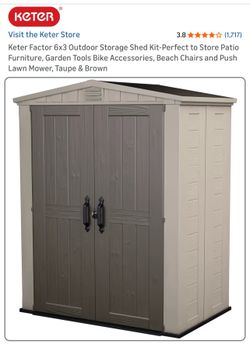 Keter Factor 6x3 Outdoor Storage Shed
