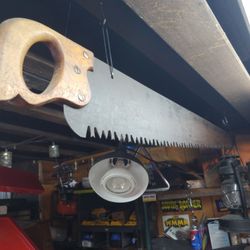 Old Logging Saw