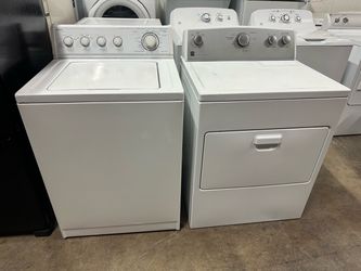 Low cost washer and electric dryer works great can deliver