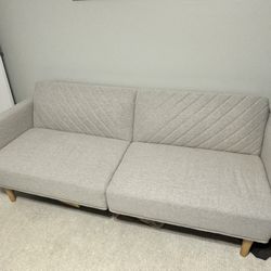 Grey Futon Sofa 