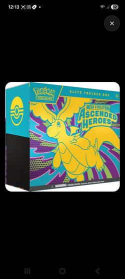 Asended heroes elite trainer box pokemon