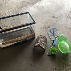 Hamster Tank With Toys