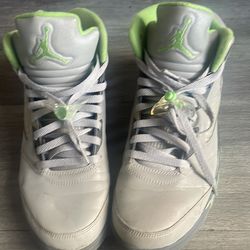 Jordan 5 green beam