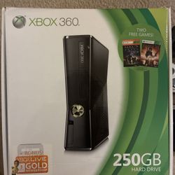 Xbox 360 Console Bundle with Accessories and Games - 250GB 