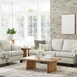 Genoa Coconut Leather Living Room Set (Sofa, Loveseat , Couch , Sectional Options 