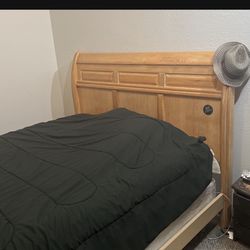 Queen Size Bed Frame+mattress And Spring Box