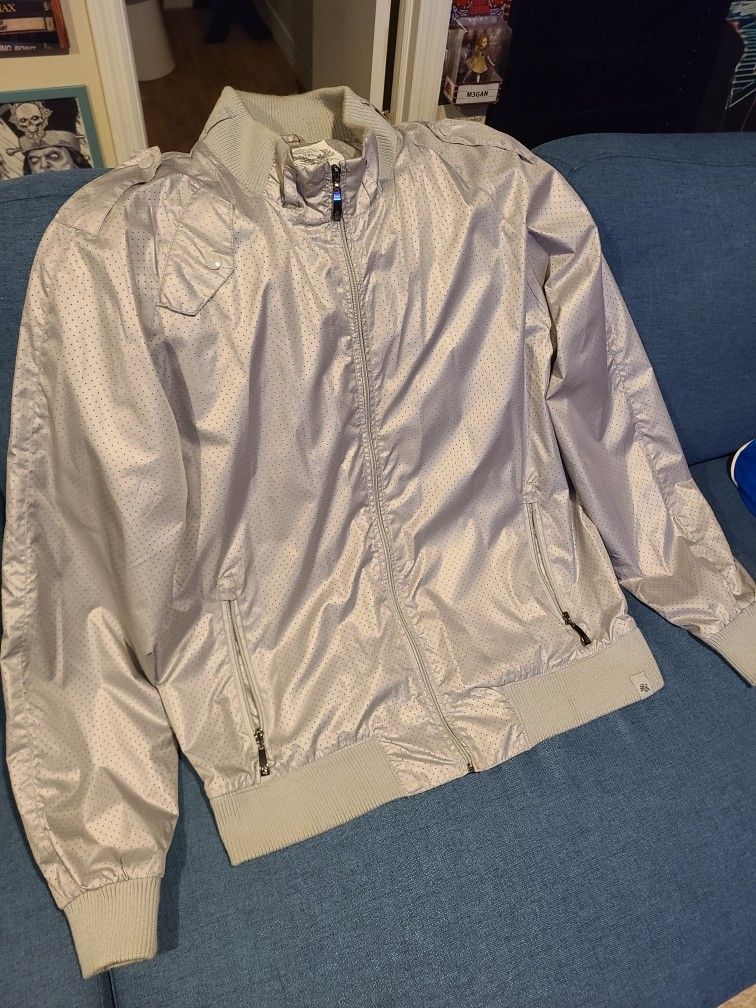 Mens Retro Silver Jacket