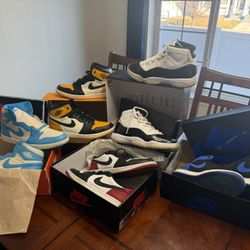 5 Pairs Air Jordans