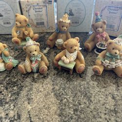 Cherished Teddies Age 1 2 3 4 6 7 8 figurines