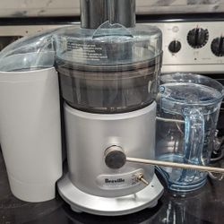 AVAILABLE - Breville Juice Fountain Plus Juicer, Brushed Stainless Steel

