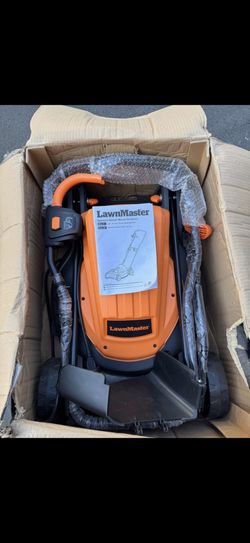 LawnMaster 19” 12A Electric Lawn Mower – New