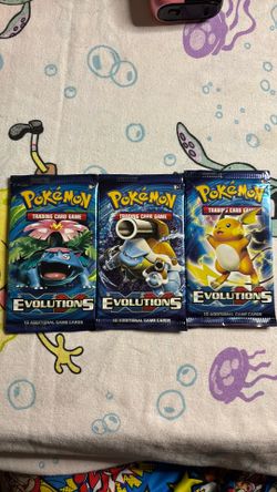 Pokemon Evolutions sealed packs