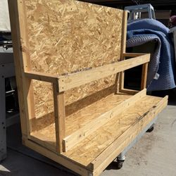 Lumber Cart On Wheels